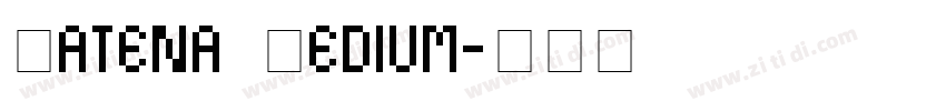 Gatena Medium字体转换